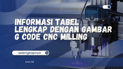 tabel mesin cnc milling